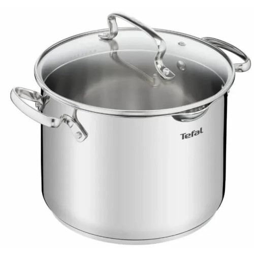 Каструля Tefal Duetto+, з кришкою, 6л, нержавіюча сталь