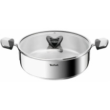 Сотейник Tefal Emotion+, з кришкою, 24см, нержавіюча сталь, бакеліт
