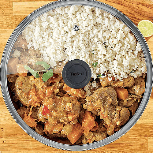Набір посуду Tefal Delicious, 6предметів, нержавіюча сталь, бакеліт, скло