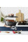 Каструля Tefal Air, з кришкою, 5.7л, алюміній, чорний
