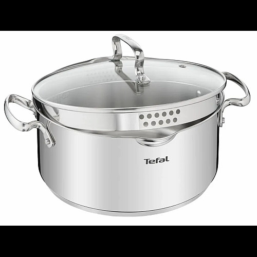 Набір посуду Tefal Duetto Plus, 10предметів, нержавіюча сталь, скло