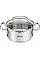 Каструля Tefal DUETTO+, 1.5л, з кришкою, нержавіюча сталь, скло