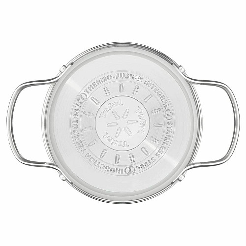 Каструля Tefal Minis, з кришкою,1л, нержавіюча сталь, скло