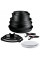 Набір посуду Tefal Ingenio Excellence+, 13 предметів, алюміній, нержавіюча сталь, бакеліт, чорний