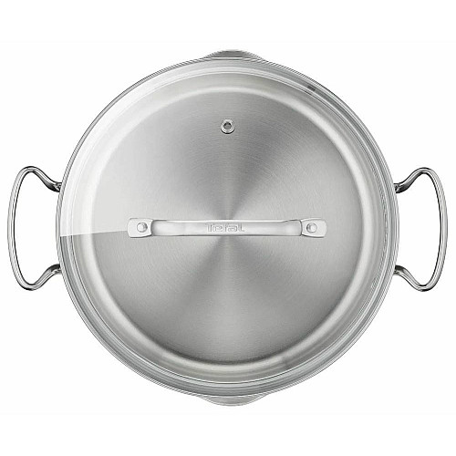 Каструля Tefal DUETTO+, 1.5л, з кришкою, нержавіюча сталь, скло