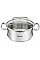 Каструля Tefal DUETTO+, 1.5л, з кришкою, нержавіюча сталь, скло