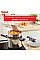 Скороварка Tefal Secure Trendy, 6л, с паровой корзинкой, нержавеющая сталь, пластик