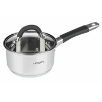 Ківш зі скляною кришкою ARDESTO Gemini Salerno, 1.6л, нержавіюча сталь, силікон