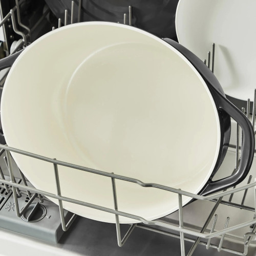 Каструля Tefal Air, з кришкою, 5.7л, алюміній, чорний