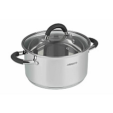 Каструля зі скляною кришкою ARDESTO Gemini Salerno, 3.4л, нержавіюча сталь, силікон