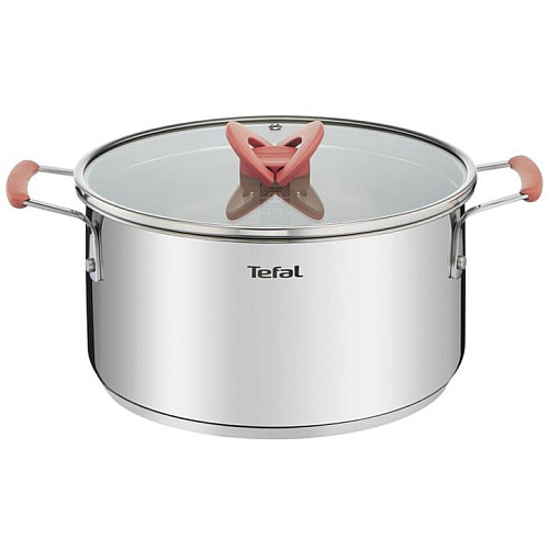 Набір посуду Tefal Opti Space, 6предметів, нержавіюча сталь, силікон, скло