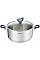 Каструля Tefal Daily Cook з кришкою, 24см, нержавіюча сталь, алюміній, бакеліт