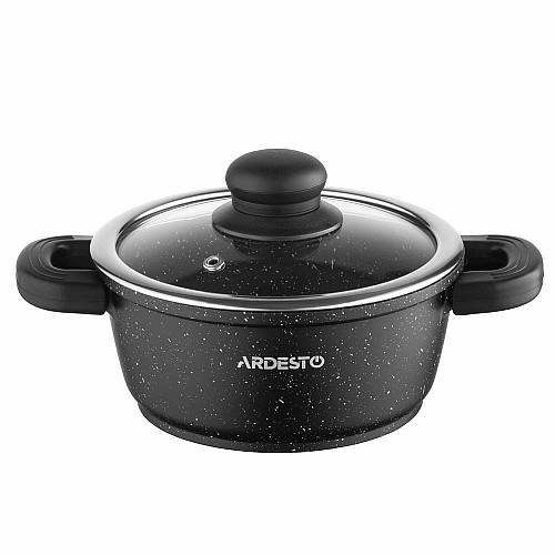 Набор посуды ARDESTO Gemini Anzio, 6 предметов, алюминий, черный