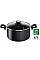 Кастрюля с крышкой Tefal Unlimited, 24см, 5.3л, алюминий, бакелит, стекло, черный