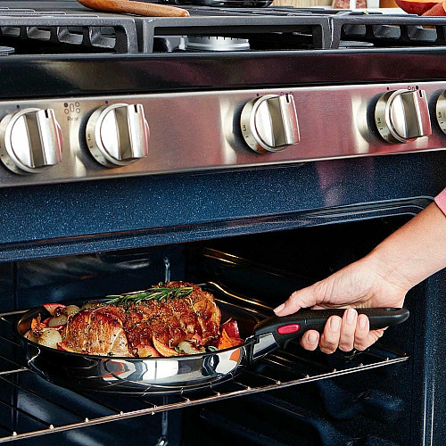 Набор посуды Tefal Ingenio Cook Eat, 4 предмета, нержавеющая сталь, бакелит, стальной