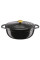 Каструля Tefal Air, з кришкою, 5.7л, алюміній, чорний