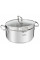 Каструля Tefal DUETTO+, 2.9л, з кришкою, нержавіюча сталь, скло