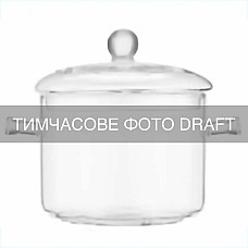 Каструля з кришкою ARDESTO Black Mars 2л, боросилікатне скло
