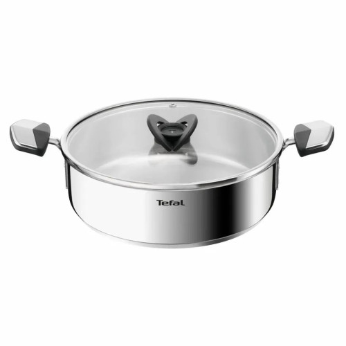 Сотейник Tefal Emotion+, з кришкою, 24см, нержавіюча сталь, бакеліт