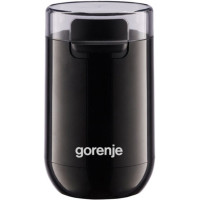 Кавомолка Gorenje роторна 150Вт, об'єм зерен-45г, пластик/метал, чорний