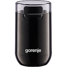 Кавомолка Gorenje роторна 150Вт, об'єм зерен-45г, пластик/метал, чорний