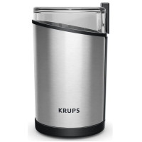 Кофемолка Krups роторная 200Вт, объем зерен-85г, пластик/металл, черный