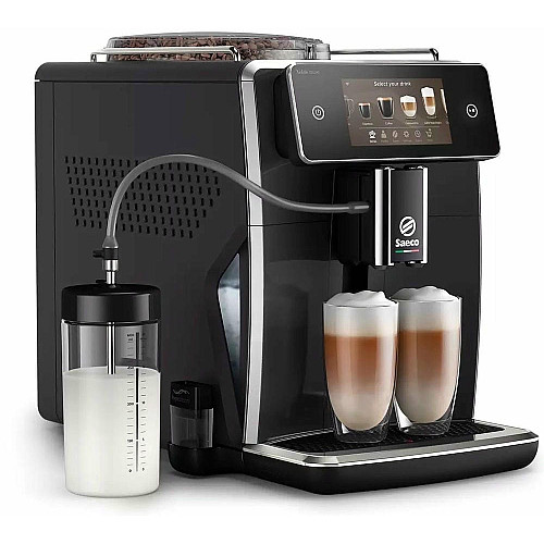 Кофемашина Saeco Xelsis Deluxe 1.7л, зерно+молотая, автомат.капучинатор, авторецептов - 22, черный