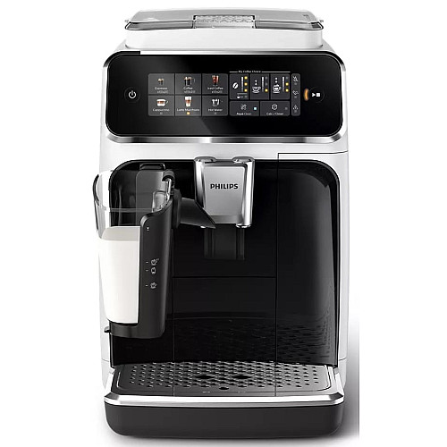 Кофемашина Philips Series 3300 1.8л, зерно+молотая, автомат.капучинатор, дисплей, авторецептов - 6, белый