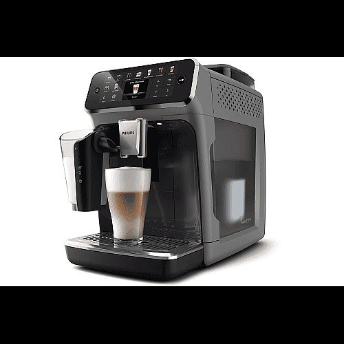 Кофемашина Philips Series 5500, 1.8л, зерно+молотая, автомат.капуч, дисплей, авторецептов -22, холодный кофе, серебристо-черный