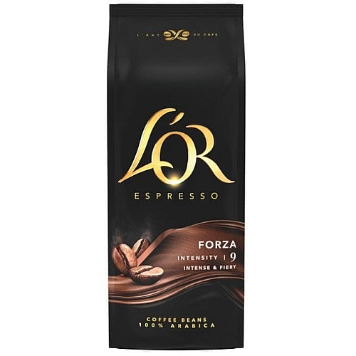 Кава L`OR зерна, 1000г, Espresso Forza, арабіка