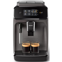 Кофемашина Philips Series 1200 1.8л, зерно, ручной капучинатор, авторецептов - 2, черный