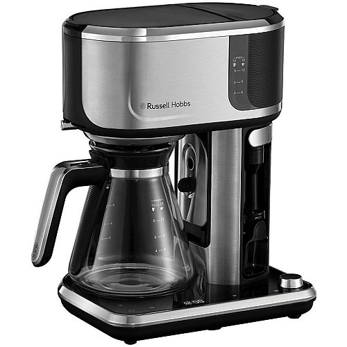 Кофеварка Russell Hobbs капельная Attentiv Coffee Bar 1.5л, молотая, LED-дисплей, черно-металл