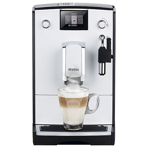 Кавомашина Nivona CafeRomatica 2.2л, зерно + мелена, ручний капучинатор, авторецептів - 5, сіро - чорний