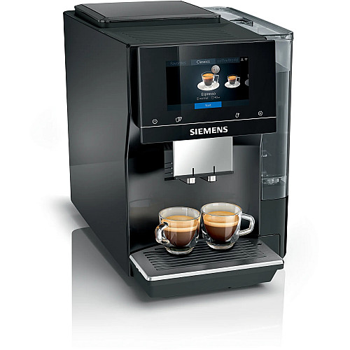 Кавомашина Siemens, 2.4л, зерно+мелена, автомат.капуч, LED-дисплей, авторецептів -19, чорний