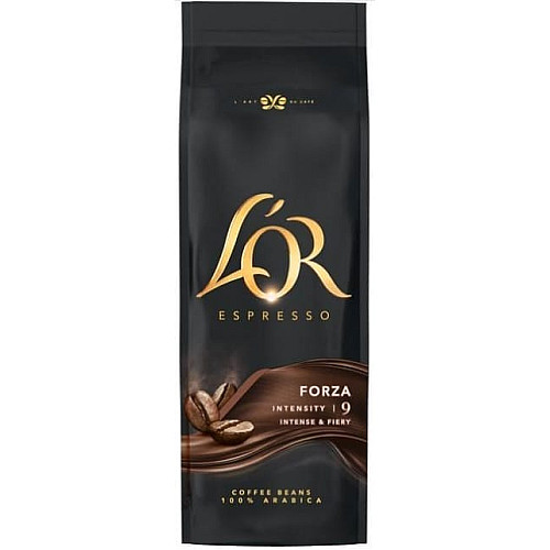 Кава L`OR зерна, 500г, Espresso Forza, арабіка