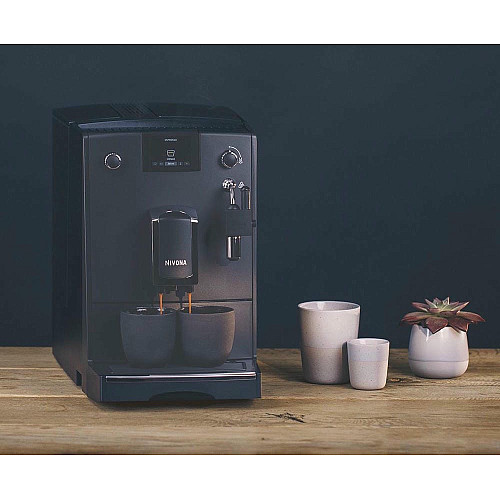Кофемашина Nivona CafeRomatica 2.2л, зерно+молотая, ручной капучинатор, авторецептов - 5, черный