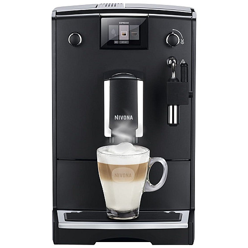 Кофемашина Nivona CafeRomatica 2.2л, зерно+молотая, ручной капучинатор, авторецептов - 5, черный