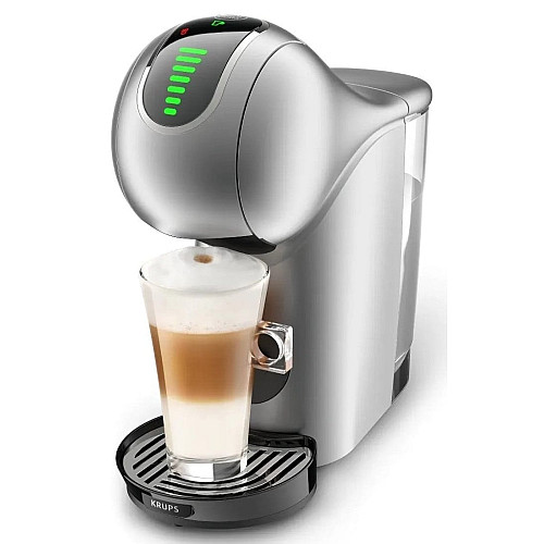 Кофеварка Krups капсульная Dolce Gusto Genio S Touch, 0.8л, капсулы, сенсорное управление, серебристый