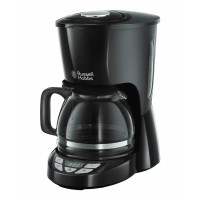 Кофеварка Russell Hobbs капельная Textures Plus 1.25л, молотая, черный