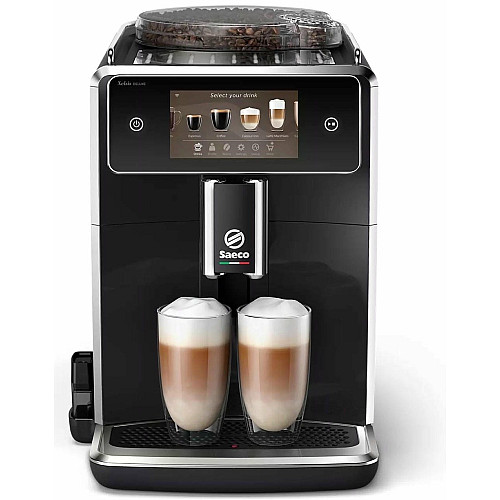 Кофемашина Saeco Xelsis Deluxe 1.7л, зерно+молотая, автомат.капучинатор, авторецептов - 22, черный