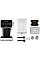 Кофеварка Russell Hobbs рожковая Distinctions 1.1л, молотая + чалды, черно-серебристый