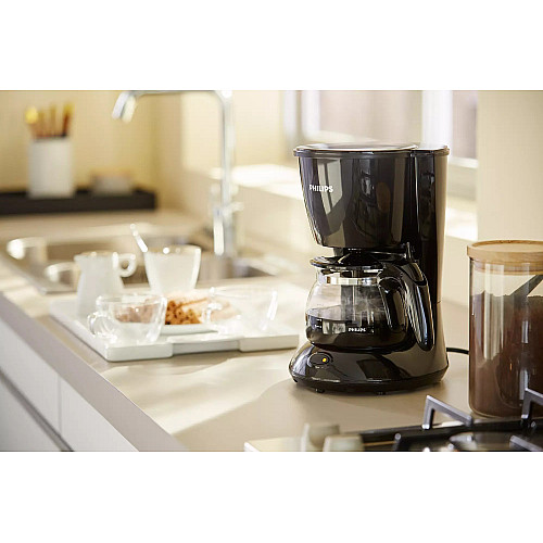 Кавоварка Philips крапельна Daily Collection 0.6л, мелена, чорний