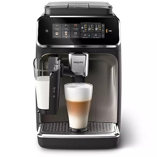 Кофемашина Philips Series 3300 1.8л, зерно+молотая, автомат.капучинатор, дисплей, авторецептов - 6, черный