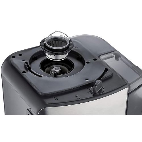 Кавоварка Russell Hobbs крапельна Grind and Brew, 1.25л, мелена, LED-дисплей, чорно-метал