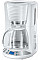 Кофеварка Russell Hobbs капельная Inspire 1,25л, молотая, 10 чашек, таймер выключения, белый