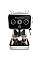 Кофеварка Russell Hobbs рожковая Distinctions 1.1л, молотая + чалды, черно-серебристый
