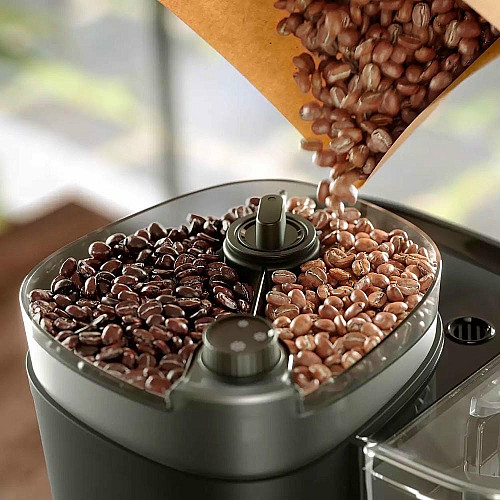 Кофеварка Philips капельная All-in-1 Brew 1.25л, зерно+молотая, дисплей, подогрев кофейника, кофемолка, черный