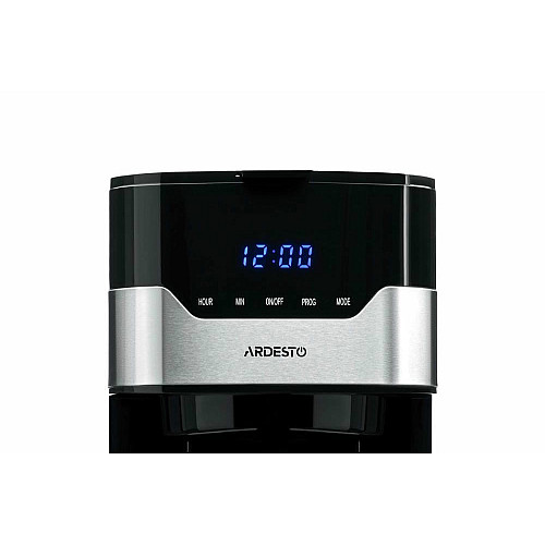 Кофеварка ARDESTO капельная 1.5л, молотая, черно-серебристый
