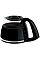 Кофеварка Tefal капельная Subito Mug 1.25л, молотая, черно-серебристый