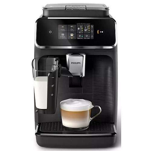 Кофемашина Philips Series 2300 1.8л, зерно+молотая, автомат.капучинатор, сенсор.управление, черный